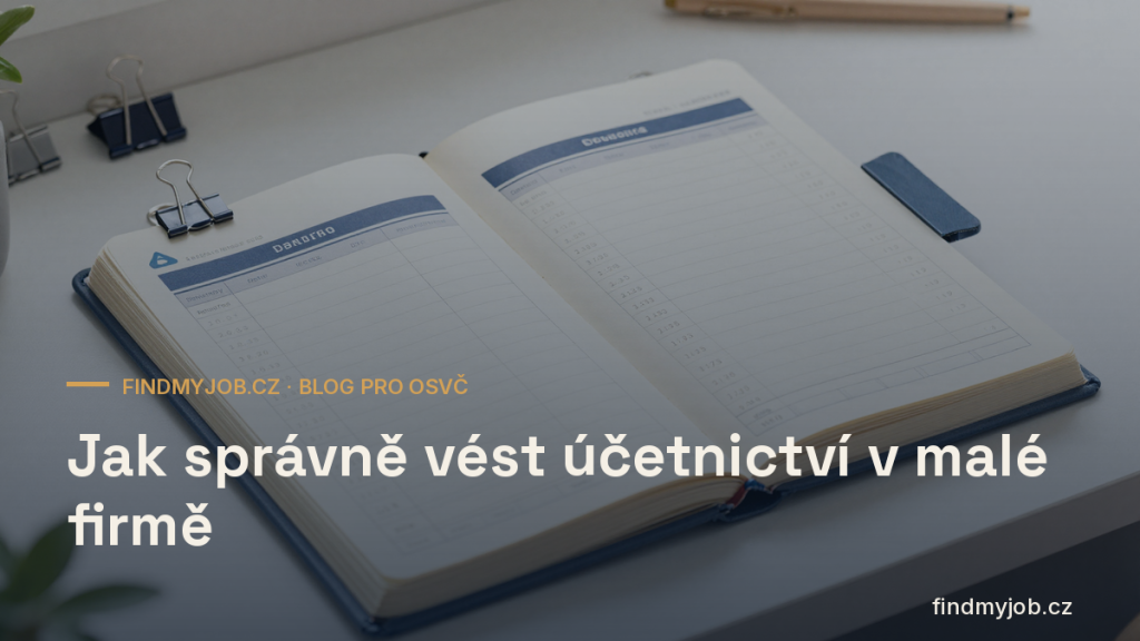 Jak správně vést účetnictví v malé firmě